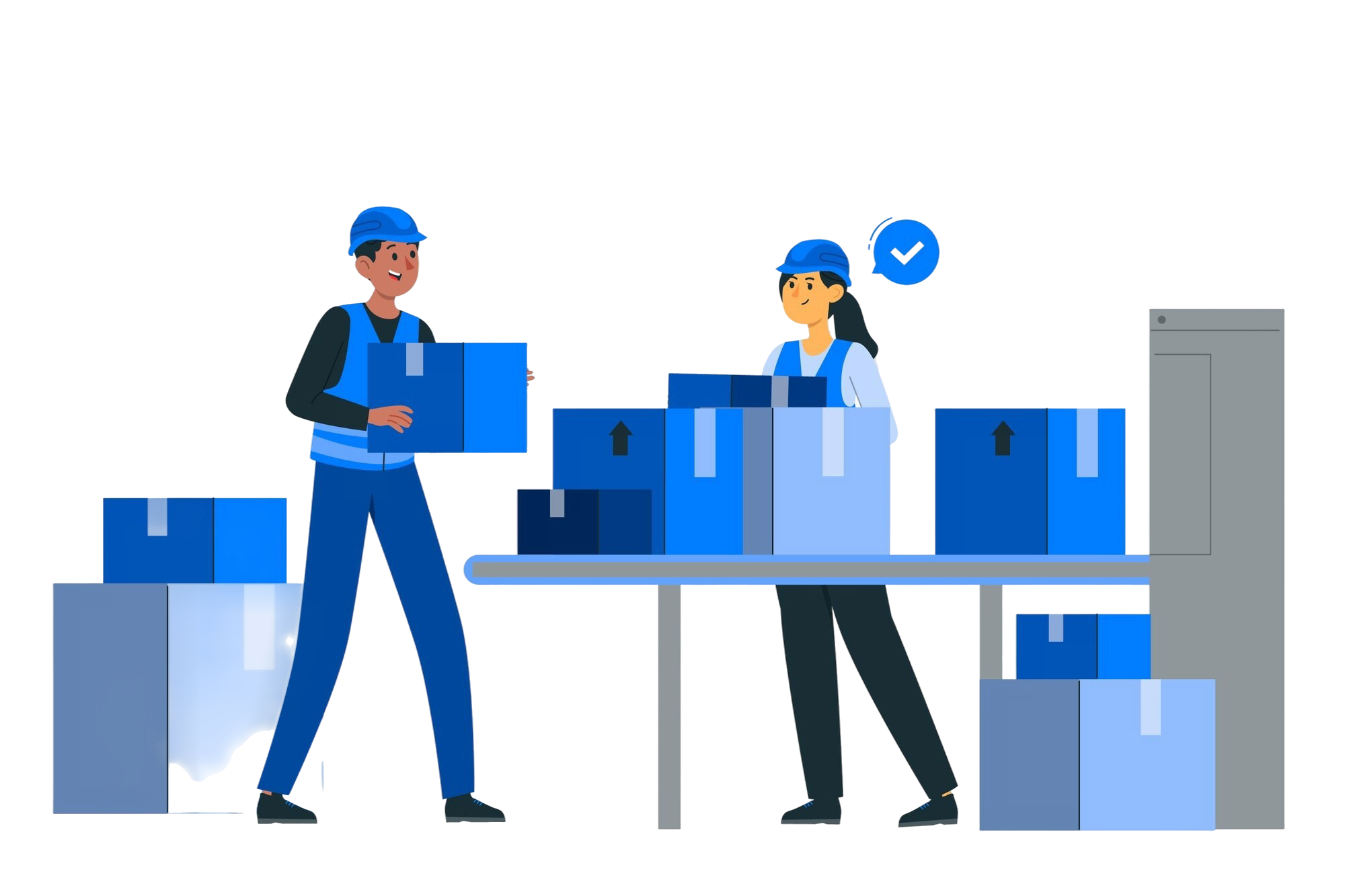 Walmart WFS Logistics Illustration